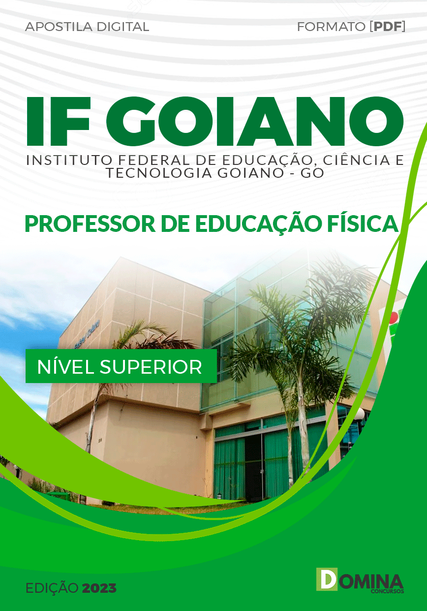 Apostila IF Goiano GO 2023 Professor Educação Física