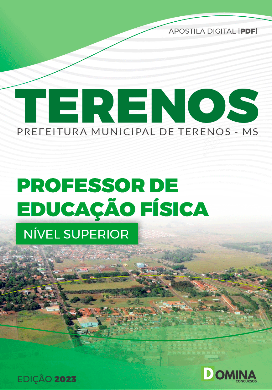 Apostila Pref Terenos MS 2023 Professor Educação Física