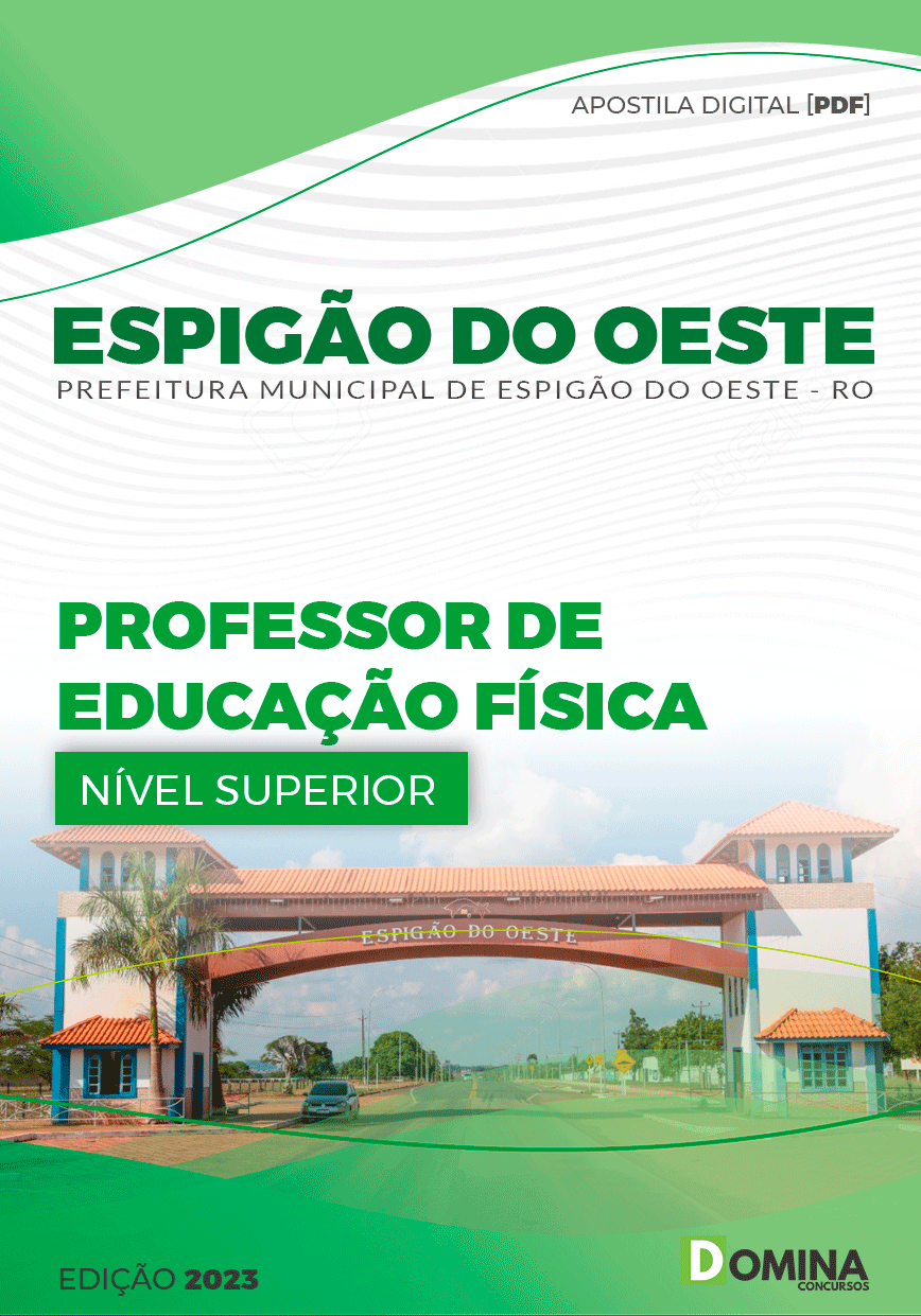 Apostila Pref Espigão D´Oeste RO 2023 Professor Educação Física