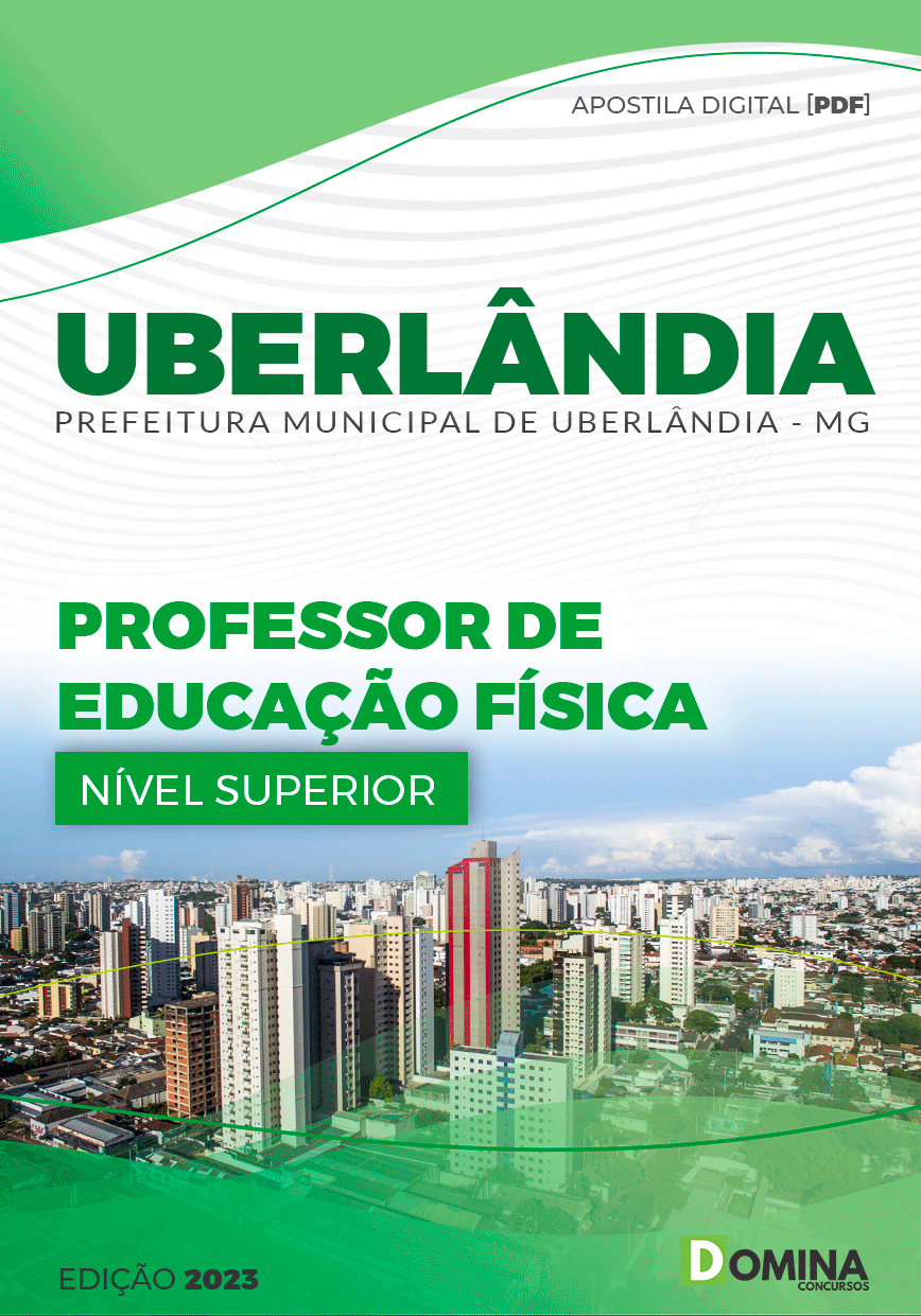 Apostila Pref Uberlândia MG 2023 Professor Educação Física