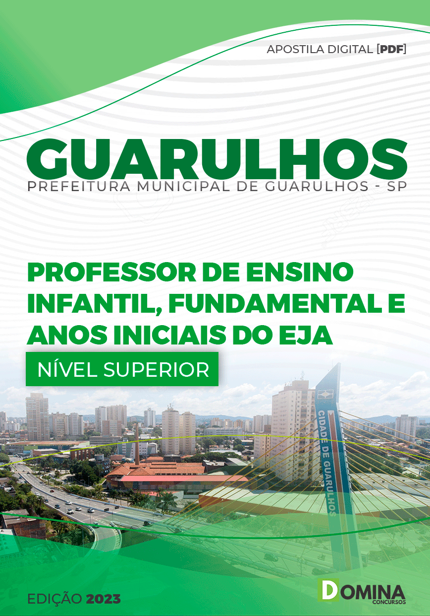 Apostila Pref Guarulhos SP 2023 Professor Educação Básica Infantil