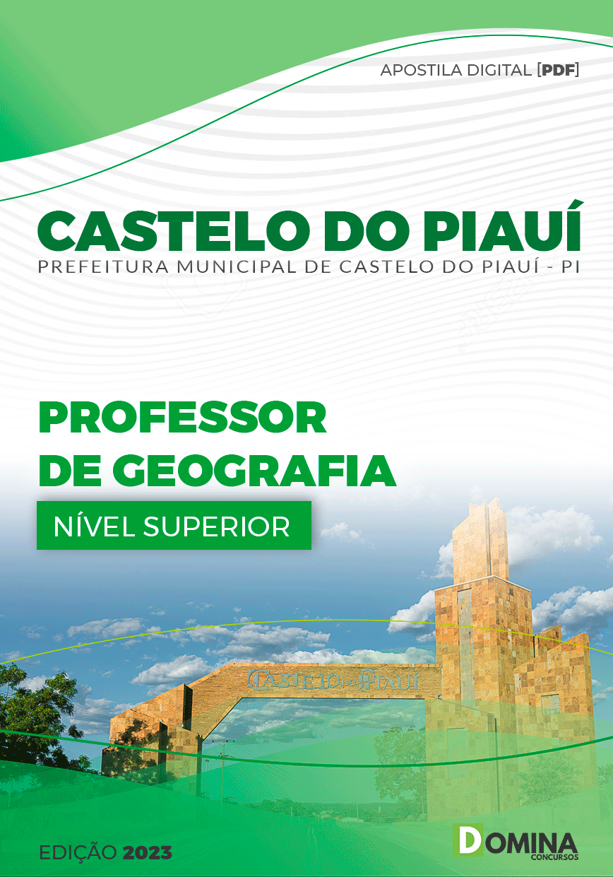 Apostila Pref Castelo do Piauí PI 2023 Professor Geografia