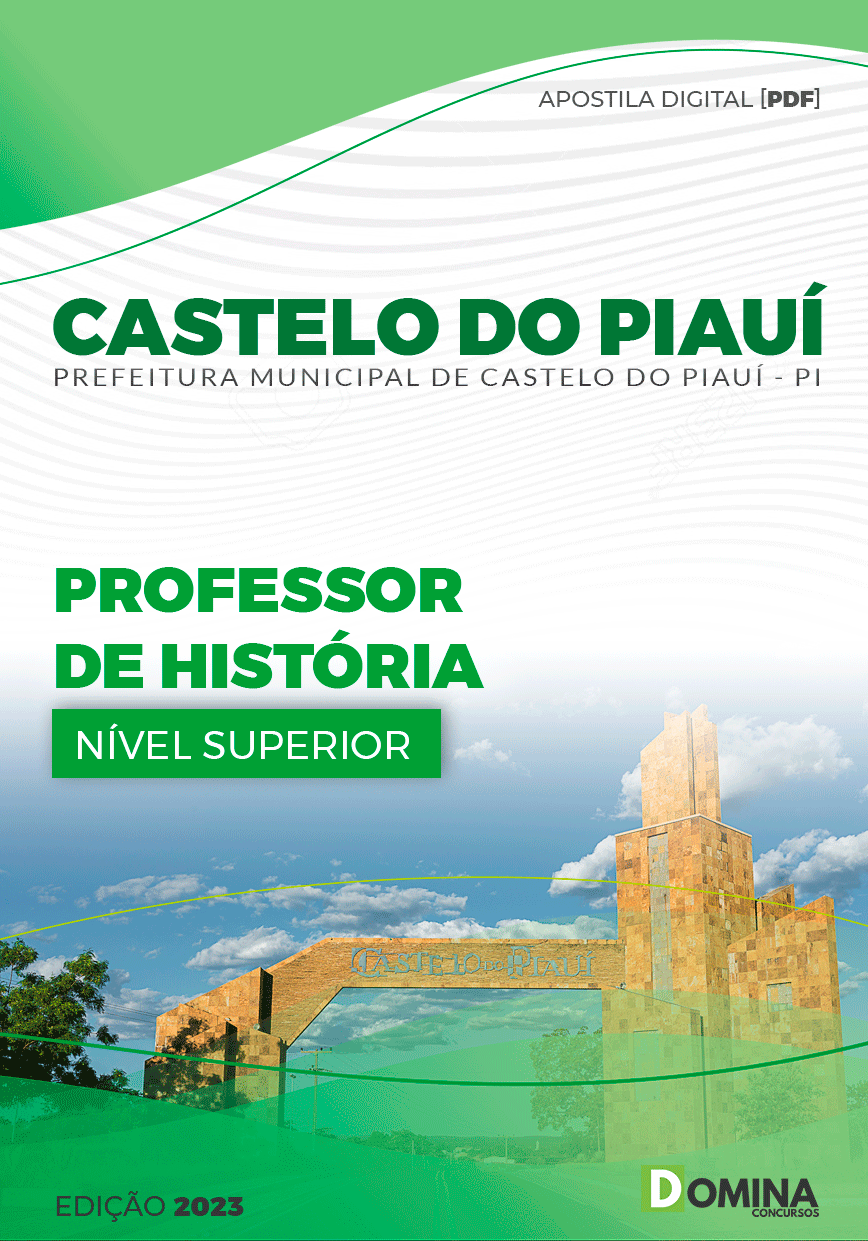 Apostila Pref Castelo do Piauí PI 2023 Professor História