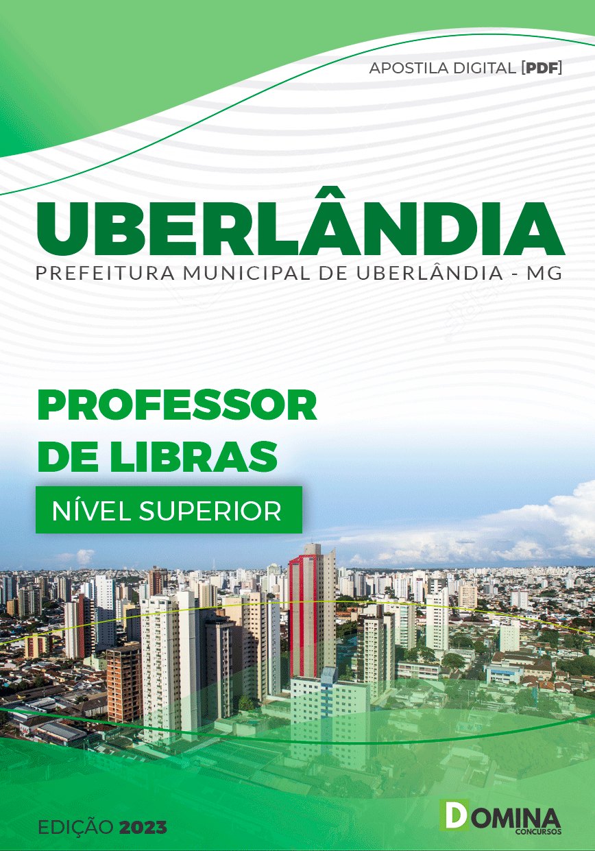 Apostila Pref Uberlândia MG 2023 Professor Libras