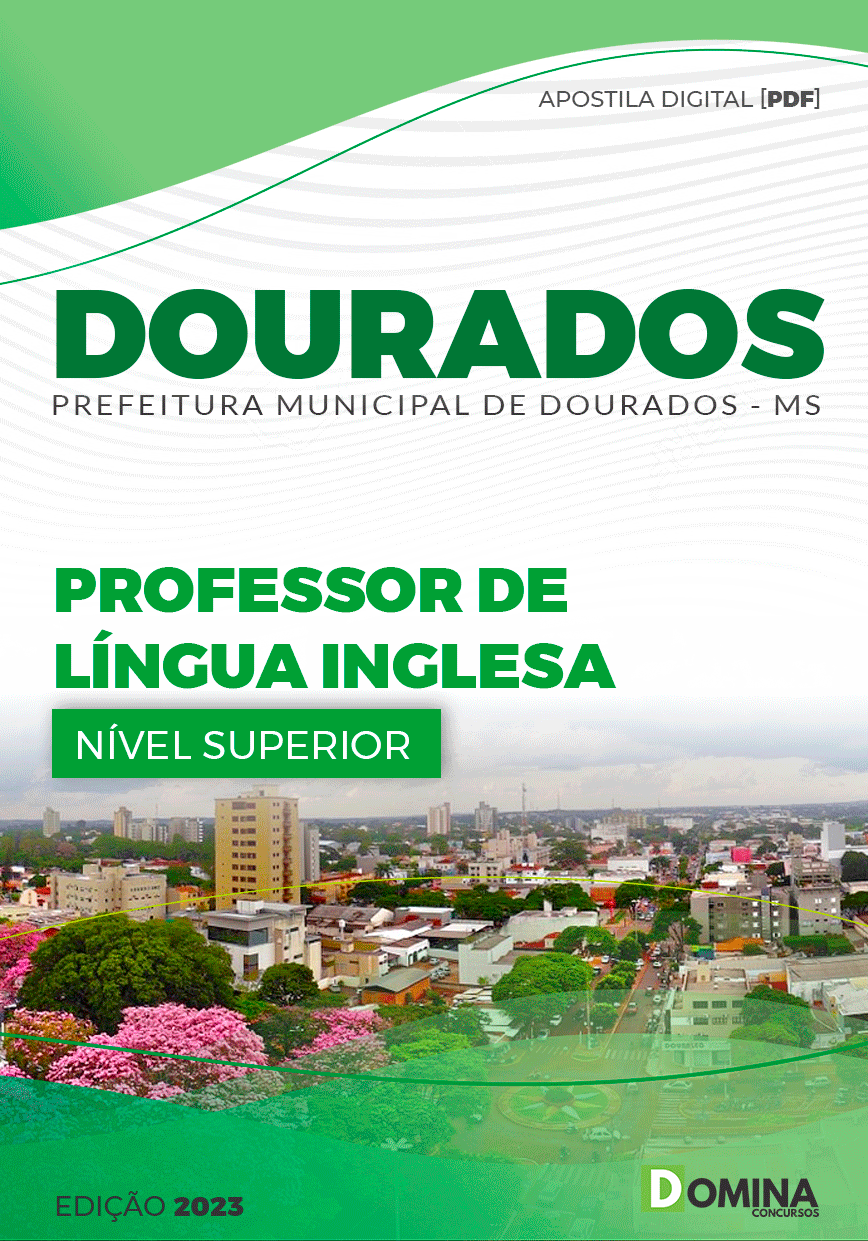 Apostila Pref Dourados MS 2023 Professor Língua Inglesa