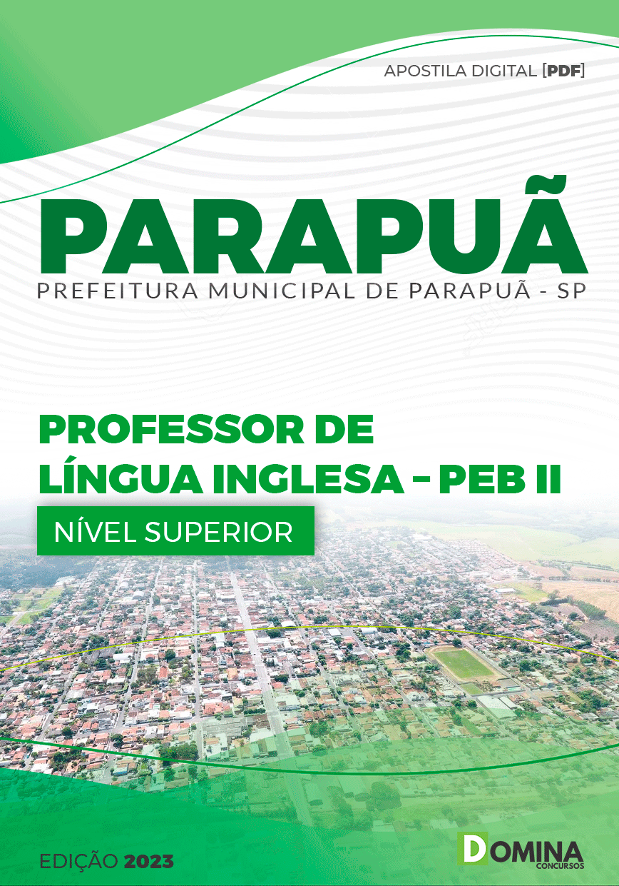 Apostila Pref Parapuã SP 2023 Professor Educação Básica I