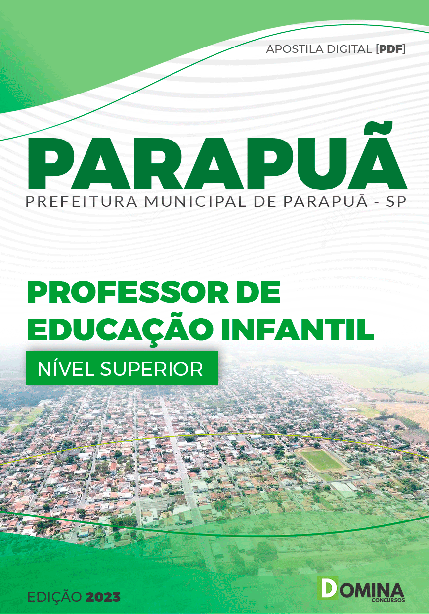 Apostila Pref Parapuã SP 2023 Professor Educação Infantil