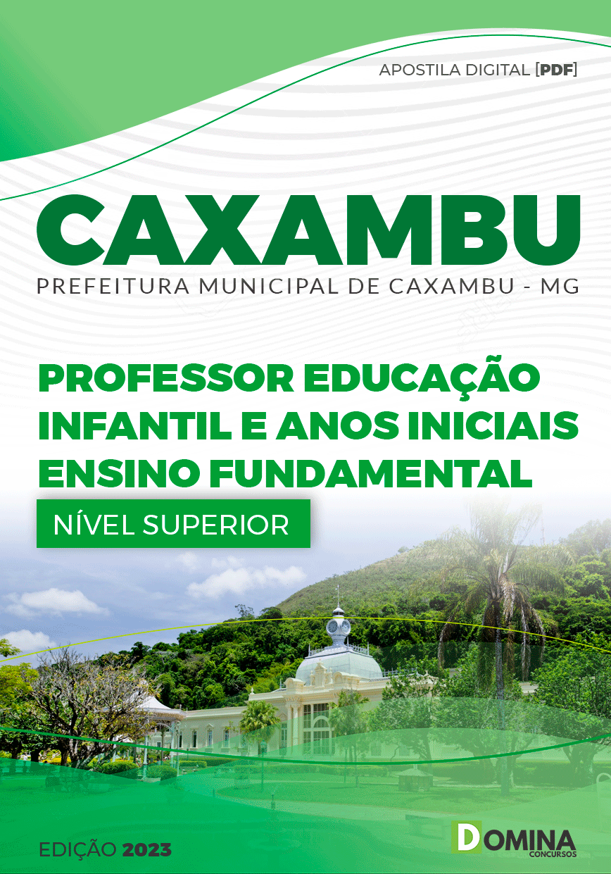 Apostila Pref Caxambu MG 2023 Professor Educação Infantil