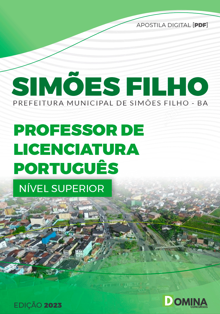 Apostila Pref Simões Filho BA 2023 Professor Licenciatura Português