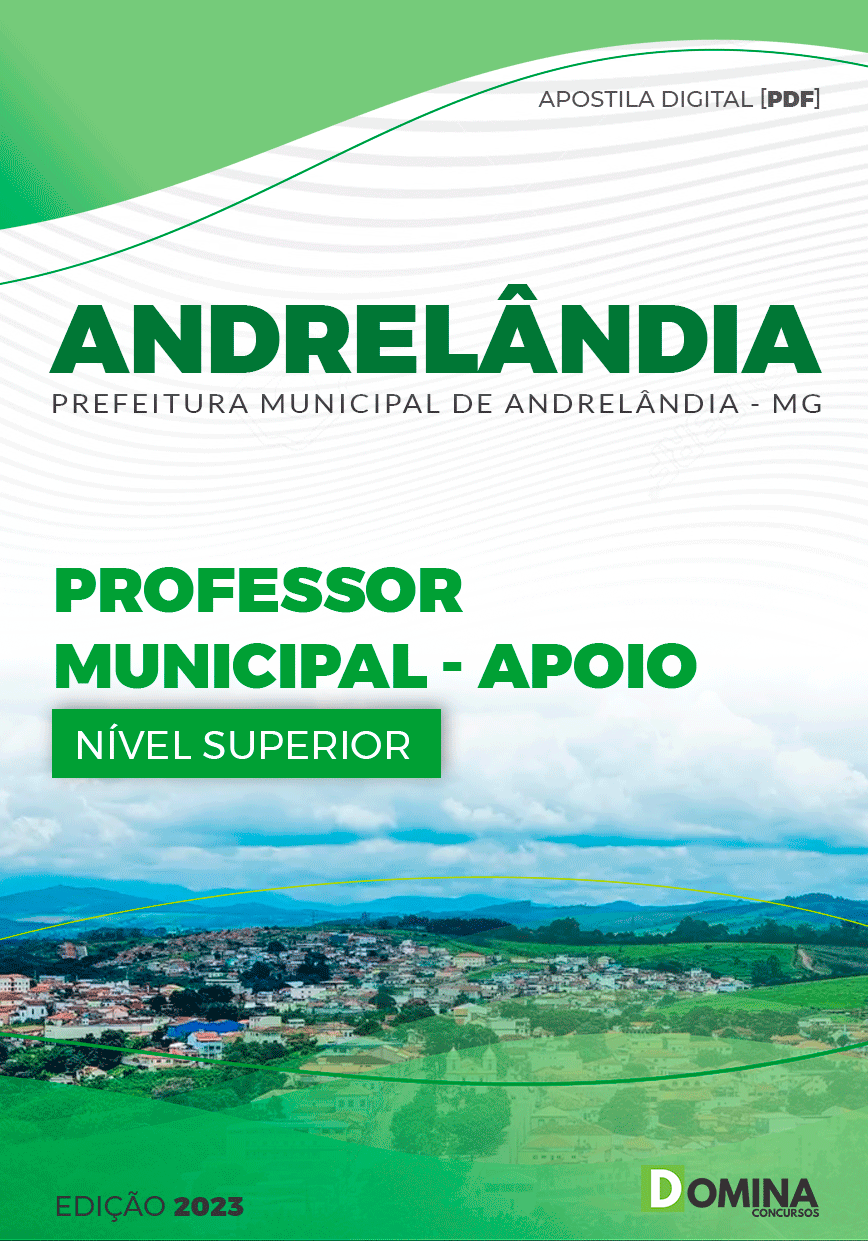 Apostila Pref Andrelândia MG 2023 Professor Municipal Apoio