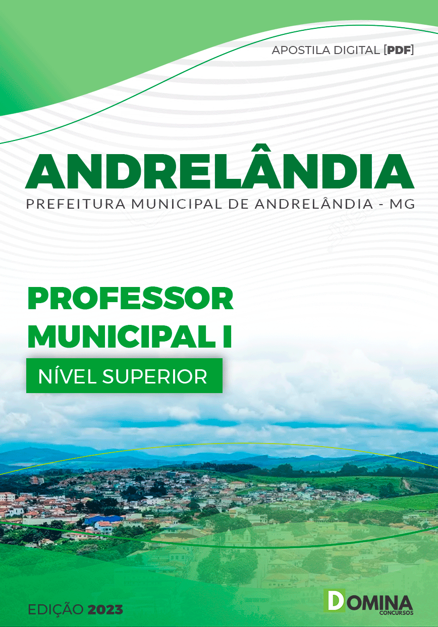 Apostila Pref Andrelândia MG 2023 Professor Municipal I