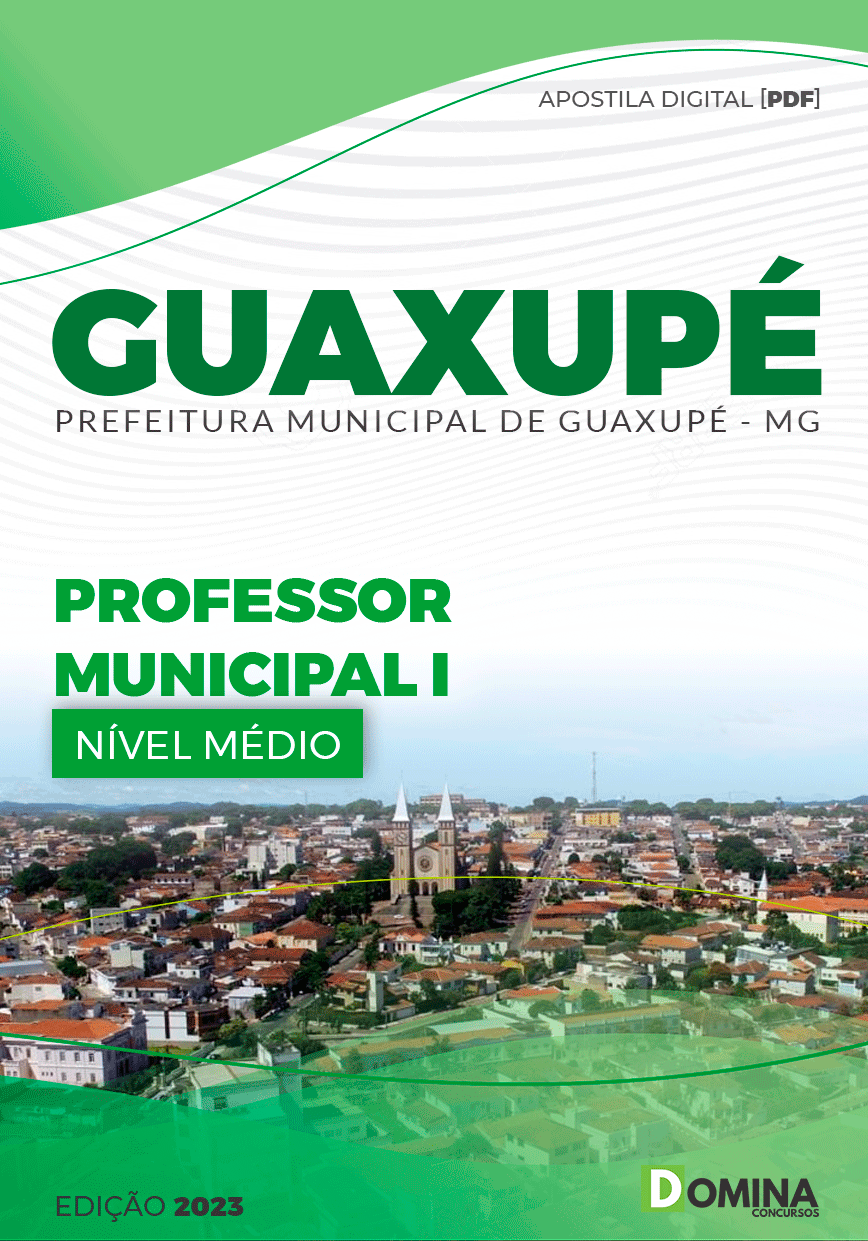Apostila Pref Guaxupé MG 2023 Professor Municipal I