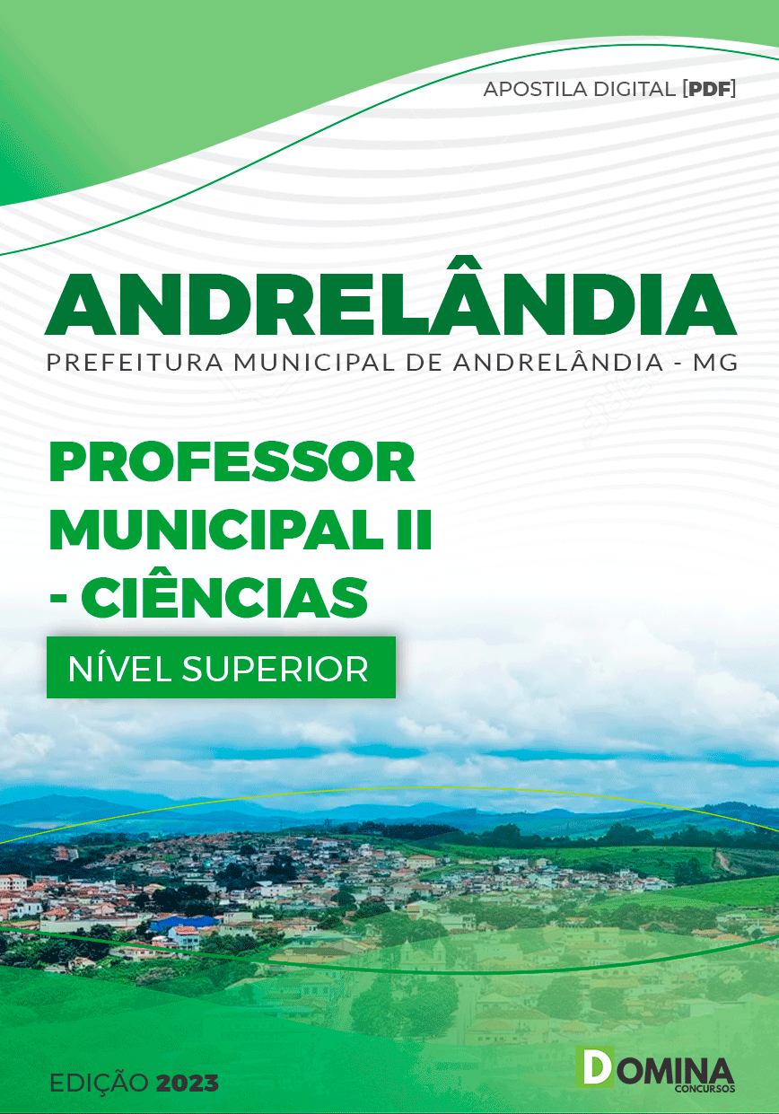 Apostila Pref Andrelândia MG 2023 Professor Municipal II Ciências