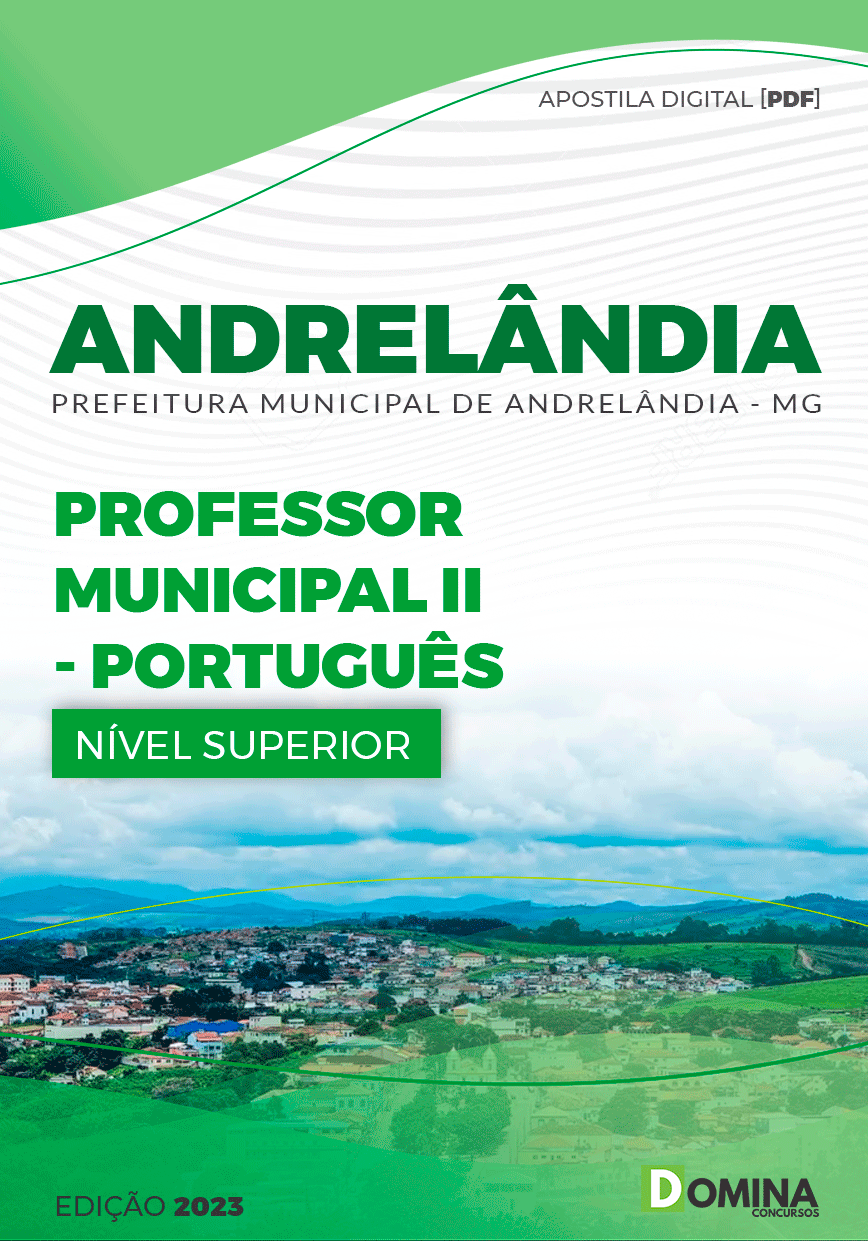 Apostila Pref Andrelândia MG 2023 Professor Municipal II Português