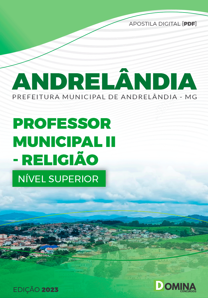 Apostila Pref Andrelândia MG 2023 Professor Municipal II Religião