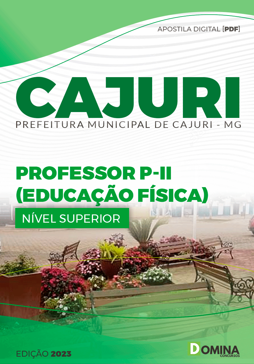 Apostila Concurso Pref Cajuri MG 2023 Professor PII Educação Física
