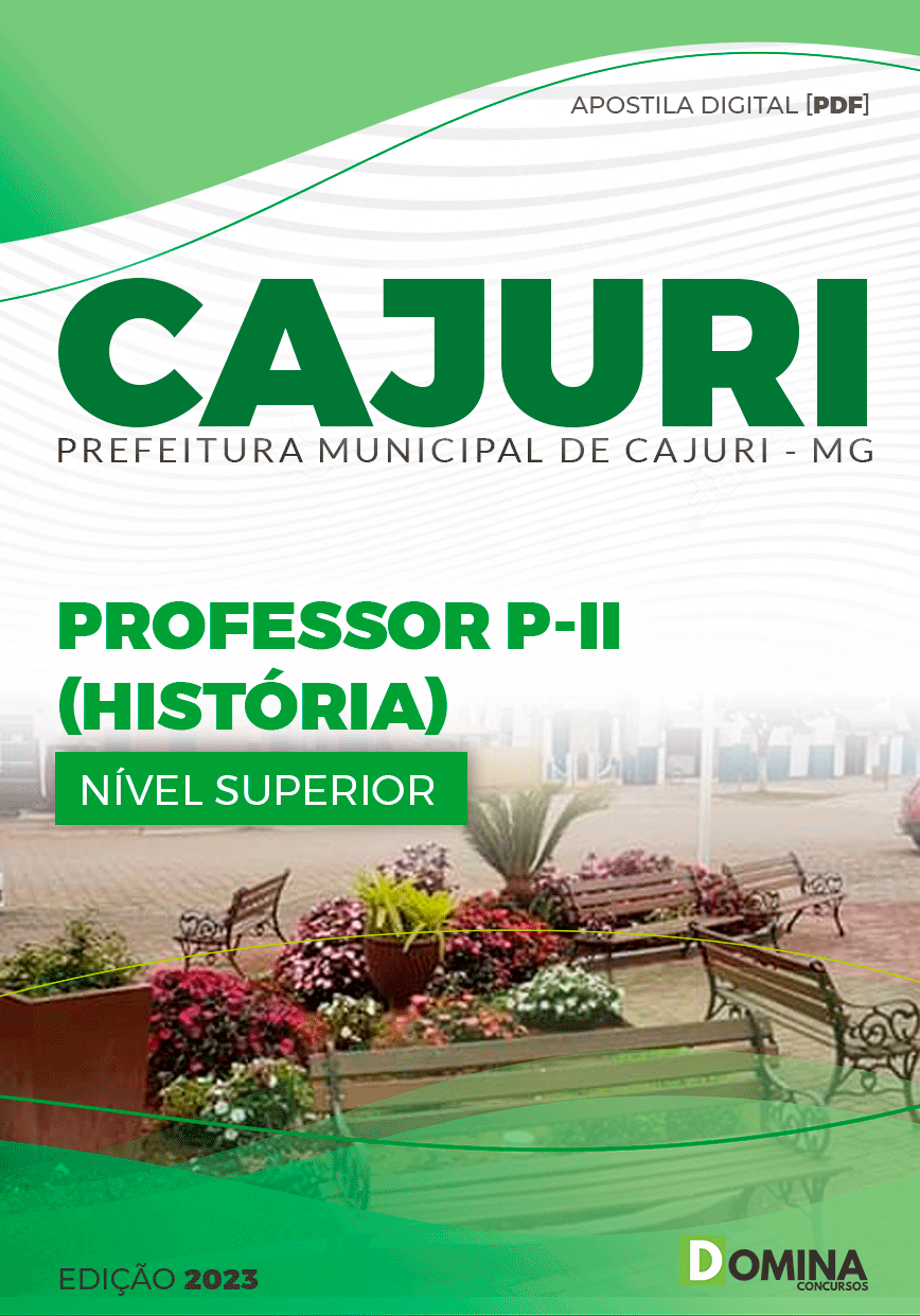Apostila Concurso Pref Cajuri MG 2023 Professor PII História