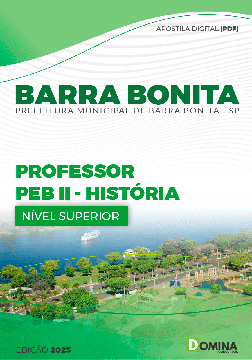 Apostila Pref Barra Bonita SP 2023 Professor PEB II História