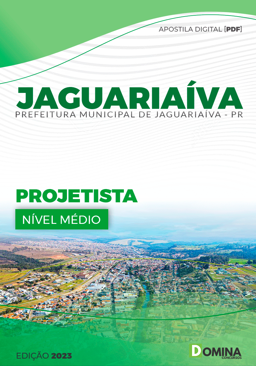 Apostila Concurso Pref Jaguariaíva PR 2023 Projetista