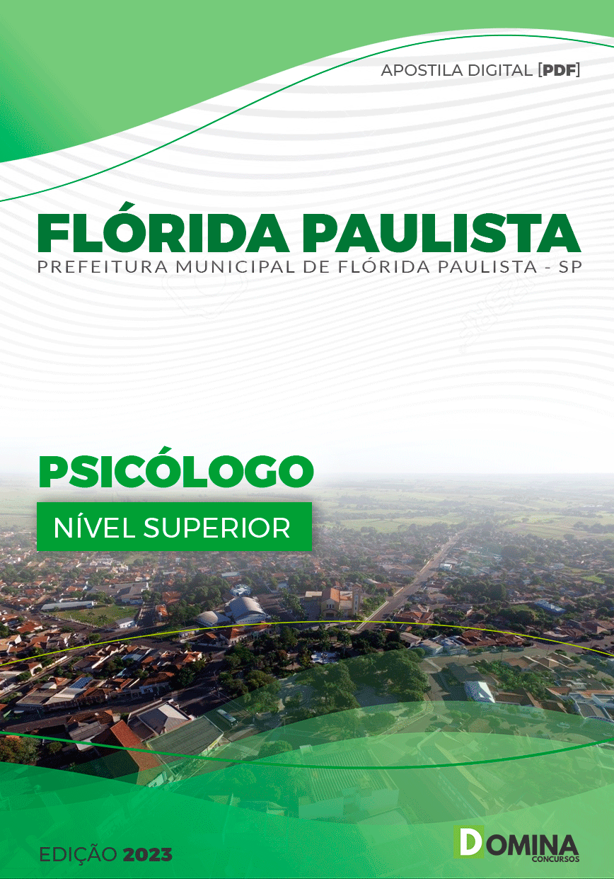 Apostila Pref Flórida Paulista SP 2023 Psicólogo