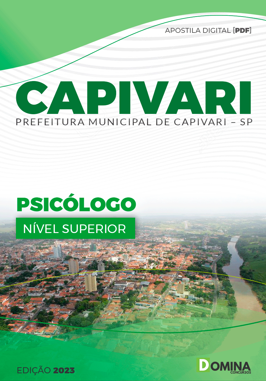 Apostila Concurso Pref Capivari SP 2023 Psicólogo