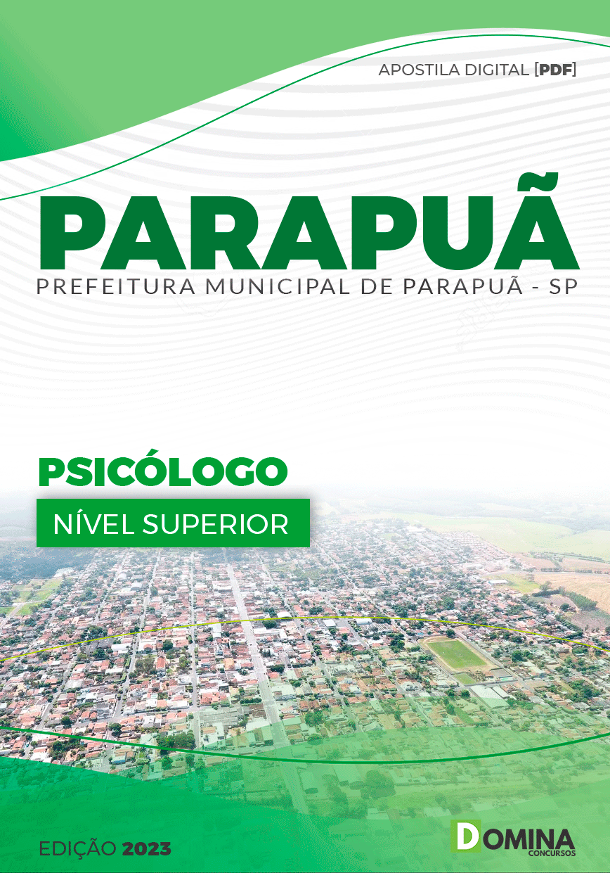 Apostila Concurso Pref Parapuã SP 2023 Psicólogo