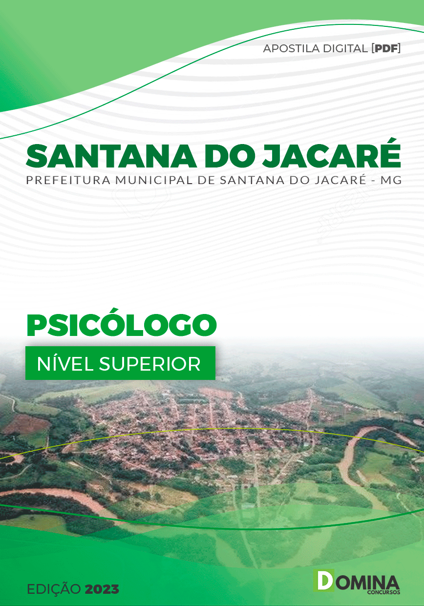 Apostila Pref Santana Jacaré MG 2023 Psicólogo