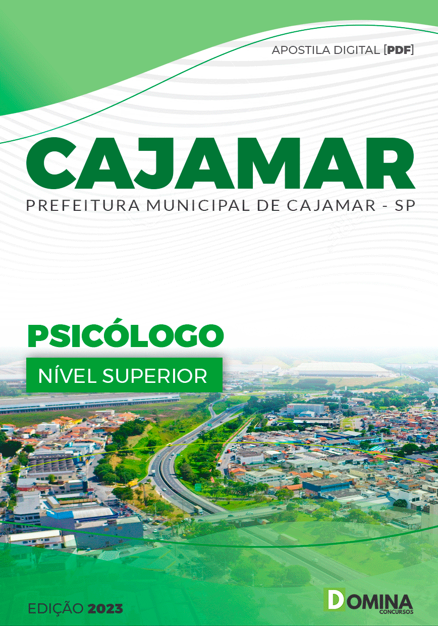 Apostila Concurso Pref Cajamar SP 2023 Psicólogo