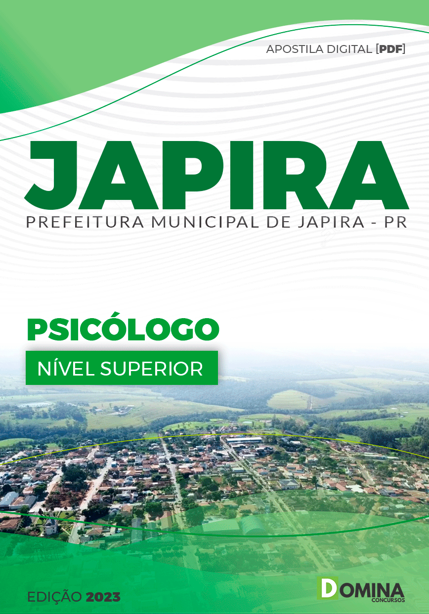 Apostila Concurso Pref Japira PR 2023 Psicólogo