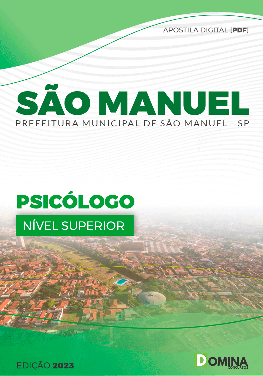 Apostila Digital Pref São Manuel SP 2023 Psicólogo