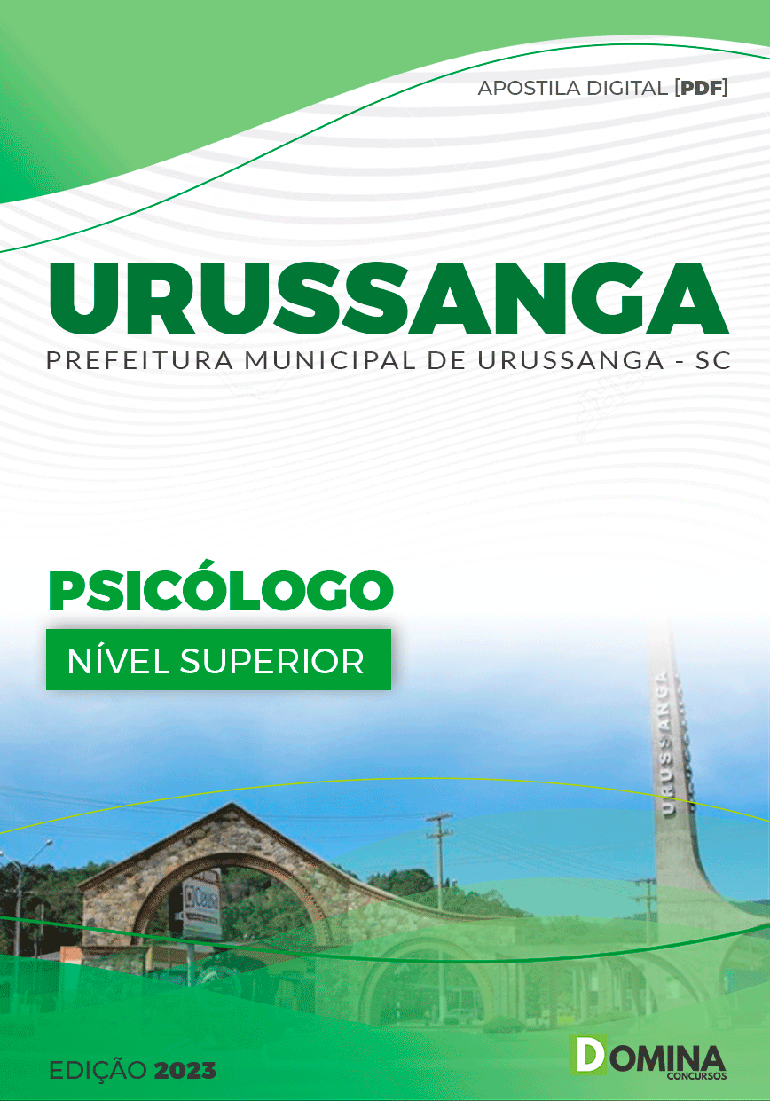 Apostila Concurso Pref Urussanga SC 2023 Psicólogo