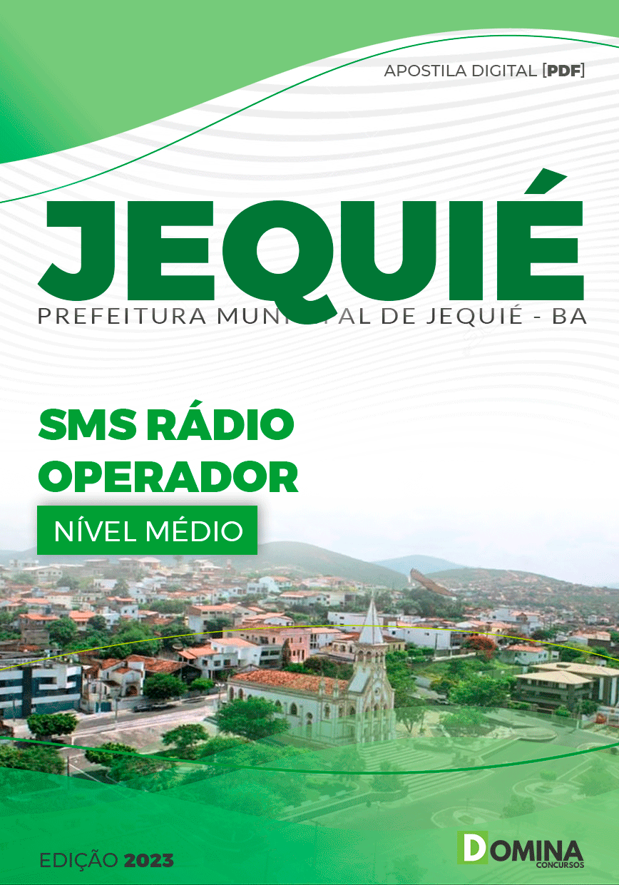 Apostila Digital Pref Jequié BA 2023 Rádio Operador SMS