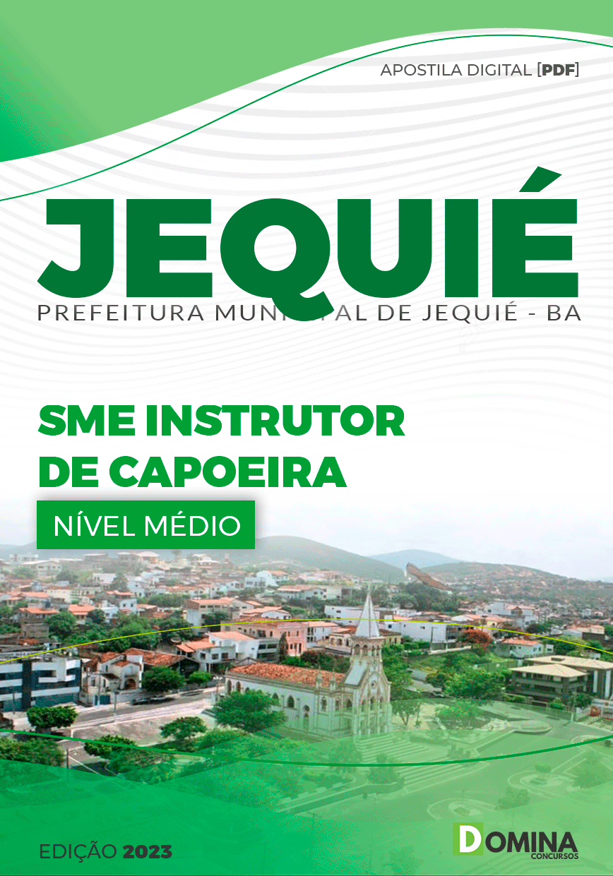 Apostila Pref Jequié BA 2023 Facilitador Oficina Capoeira SEDES