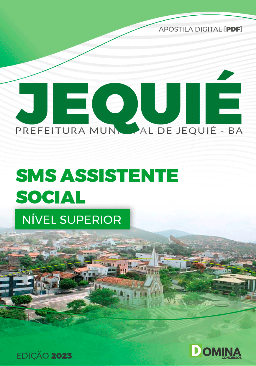 Apostila Pref Jequié BA 2023 Assistente Social SMS