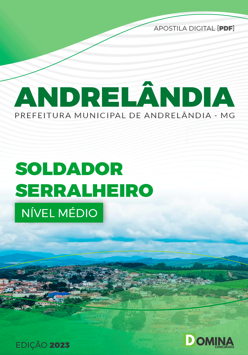 Apostila Digital Pref Andrelândia MG 2023 Soldador Serralheiro