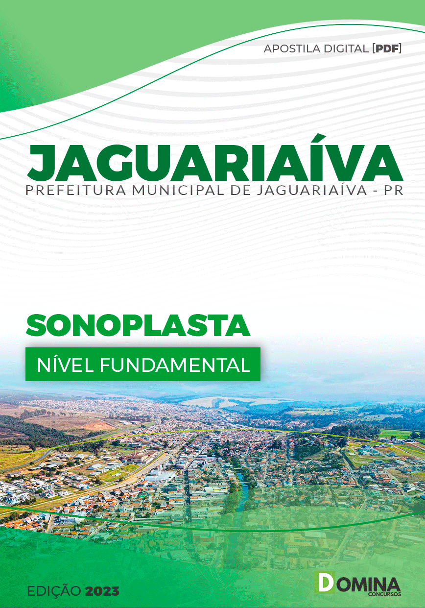 Apostila Concurso Pref Jaguariaíva PR 2023 Sonoplata