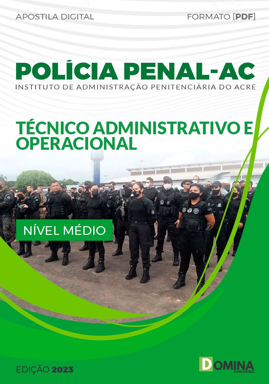 Apostila Polícia Penal AC 2023 Técnico Administrativo Operacional