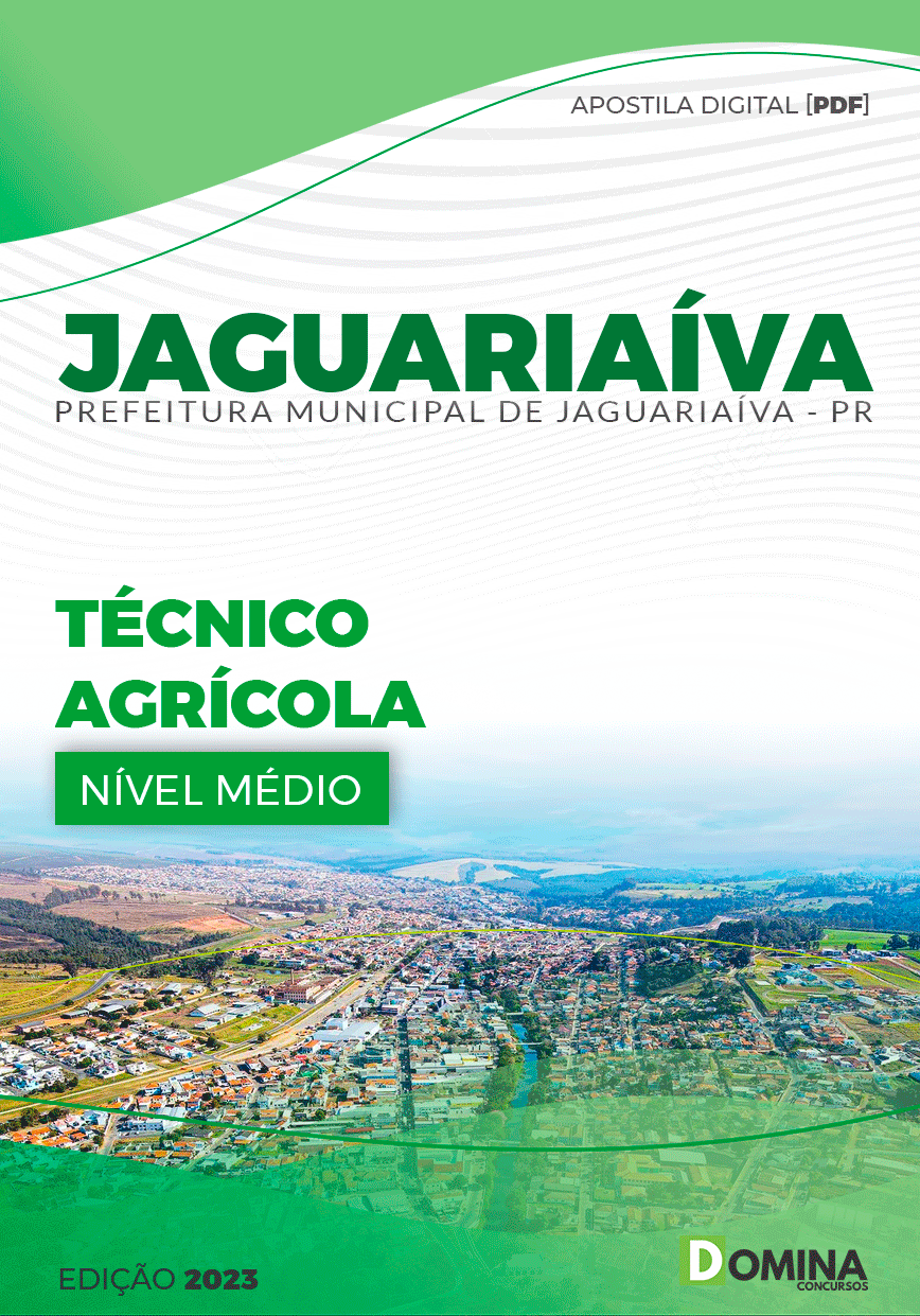 Apostila Concurso Pref Jaguariaíva PR 2023 Técnico Agricola