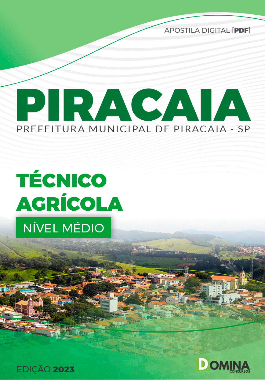 Apostila Concurso Pref Piracaia SP 2023 Técnico Agrícola