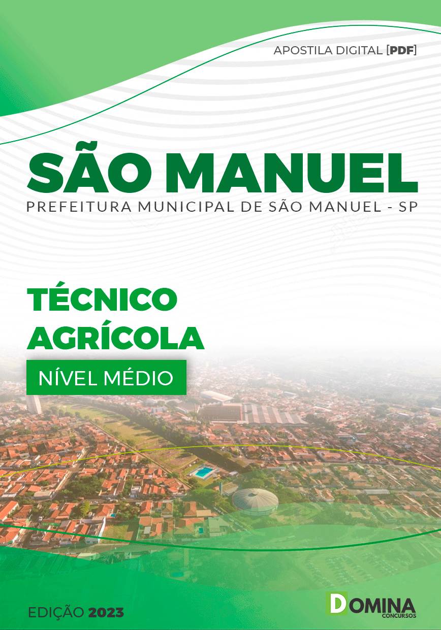 Apostila Pref São Manuel SP 2023 Técnico Agrícola