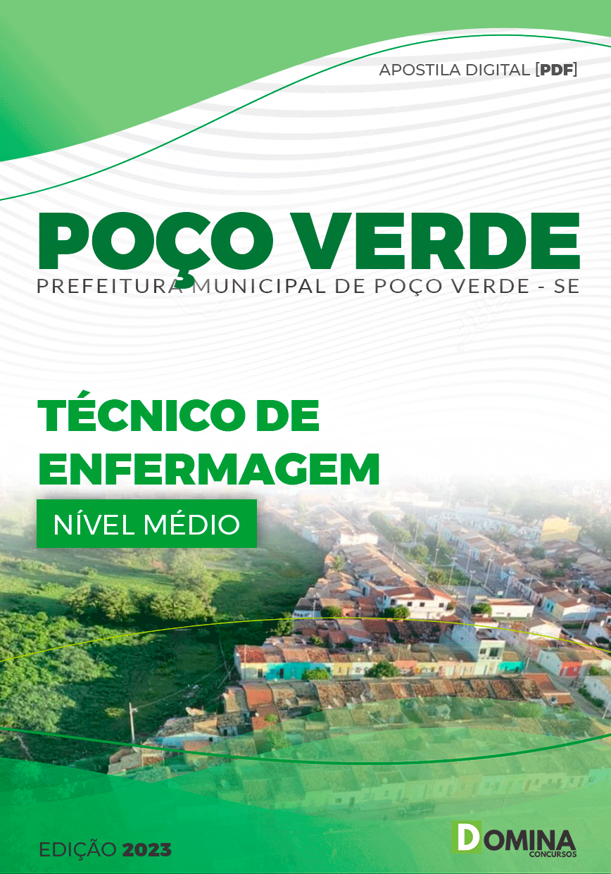Apostila Pref Poço Verde SE 2023 Técnico Enfermagem