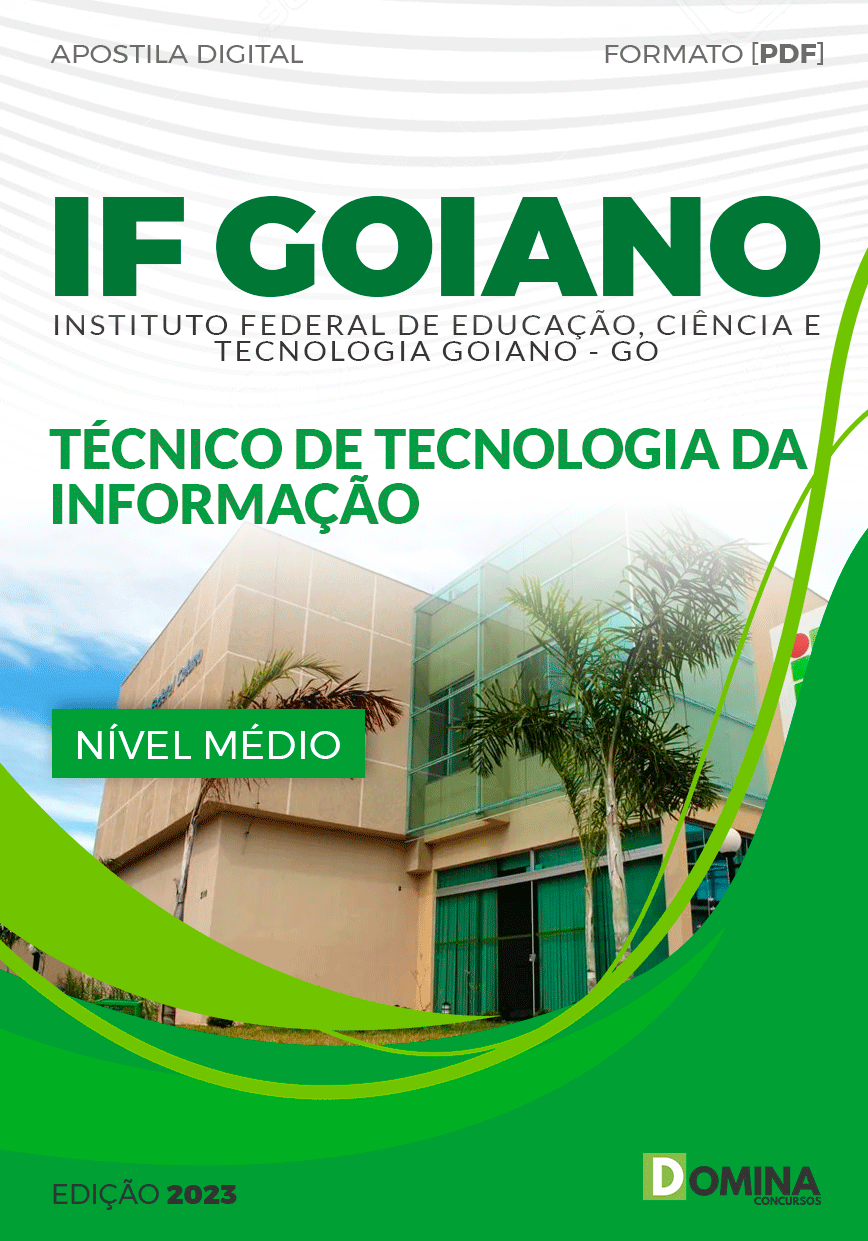 Apostila IF Goiano GO 2023 Técnico Tecnologia Informação