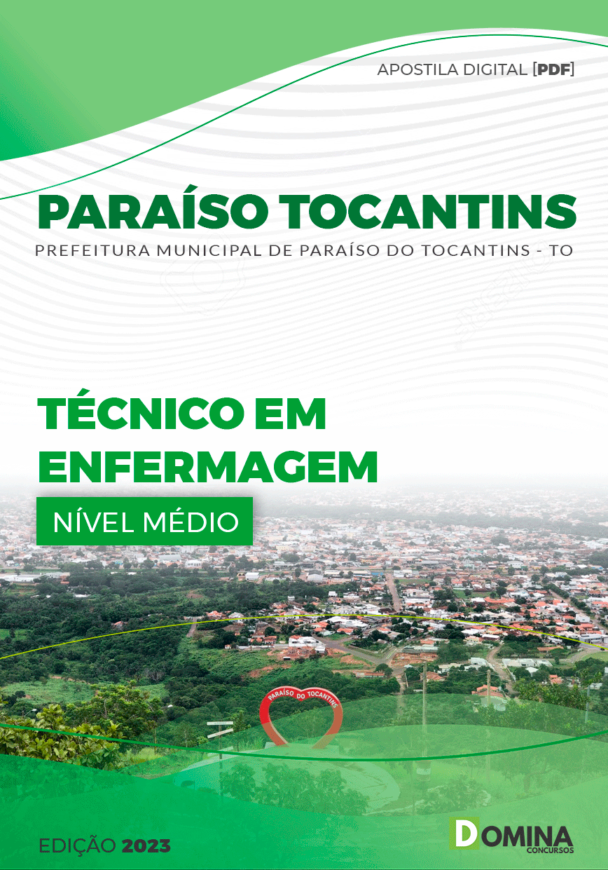Apostila Pref Paraíso Tocantins TO 2023 Técnico Enfermagem