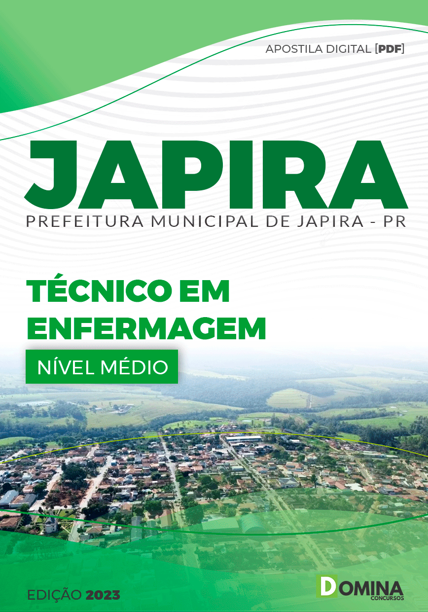 Apostila Concurso Pref Japira PR 2023 Técnico Enfermagem