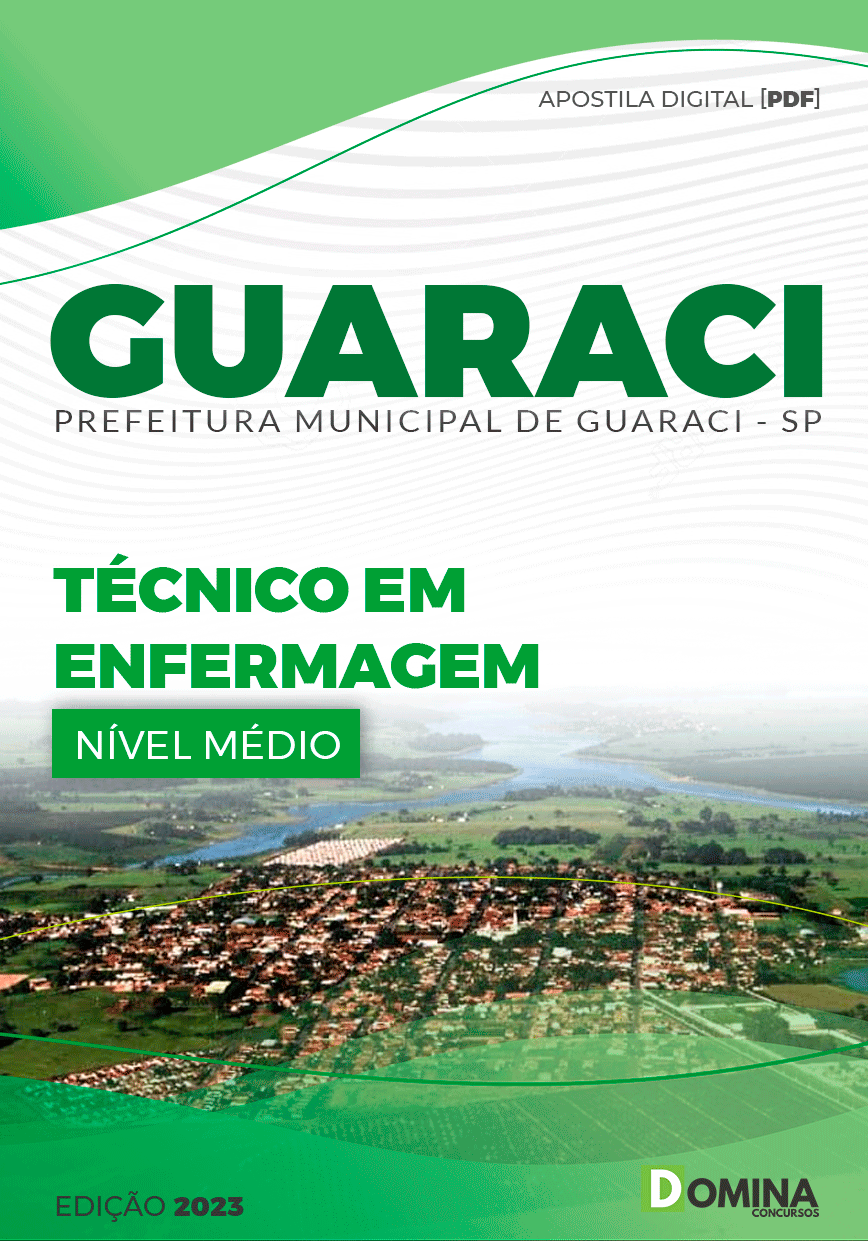 Apostila Concurso Pref Guaraci SP 2023 Técnico Enfermagem