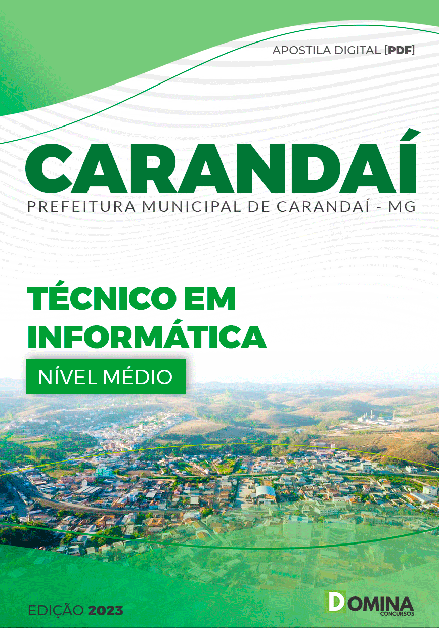 Apostila Concurso Pref Carandaí MG 2023 Técnico Informática