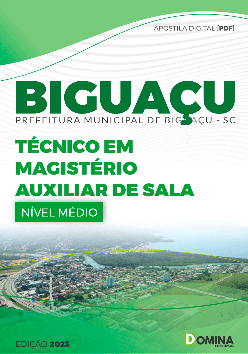 Apostila Pref Biguaçu SC 2023 Técnico Magistério Auxiliar Sala