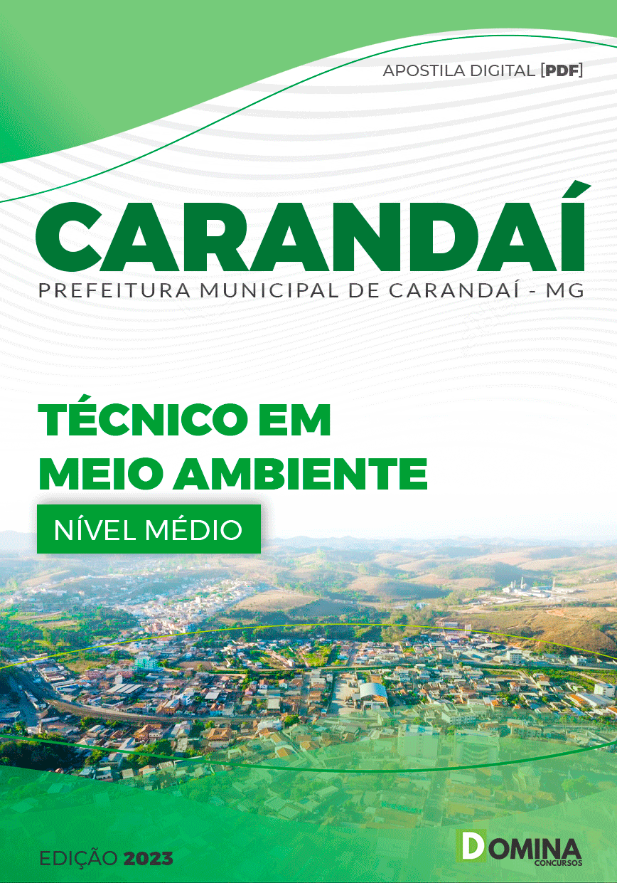 Apostila Concurso Pref Carandaí MG 2023 Técnico Meio Ambiente