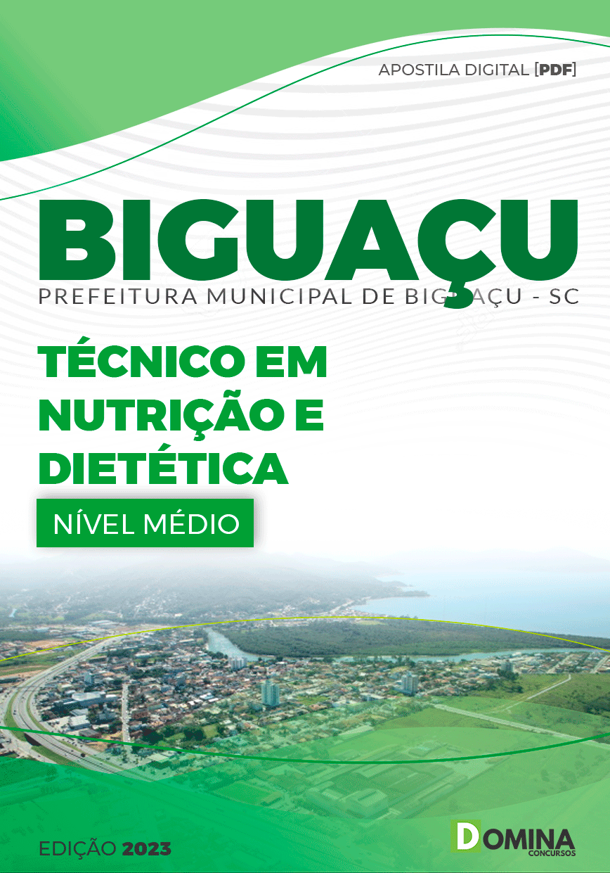 Apostila Pref Biguaçu SC 2023 Técnico Nutrição Dietética