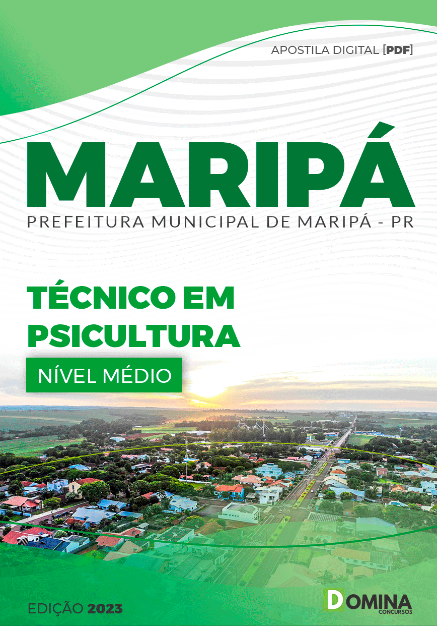 Apostila Concurso Pref Maripá PR 2023 Técnico Psicultura